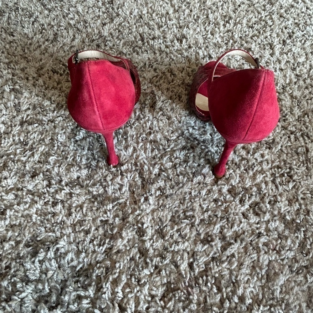 Alexandre Birman Suede And Python Leather Ankle S… - image 3